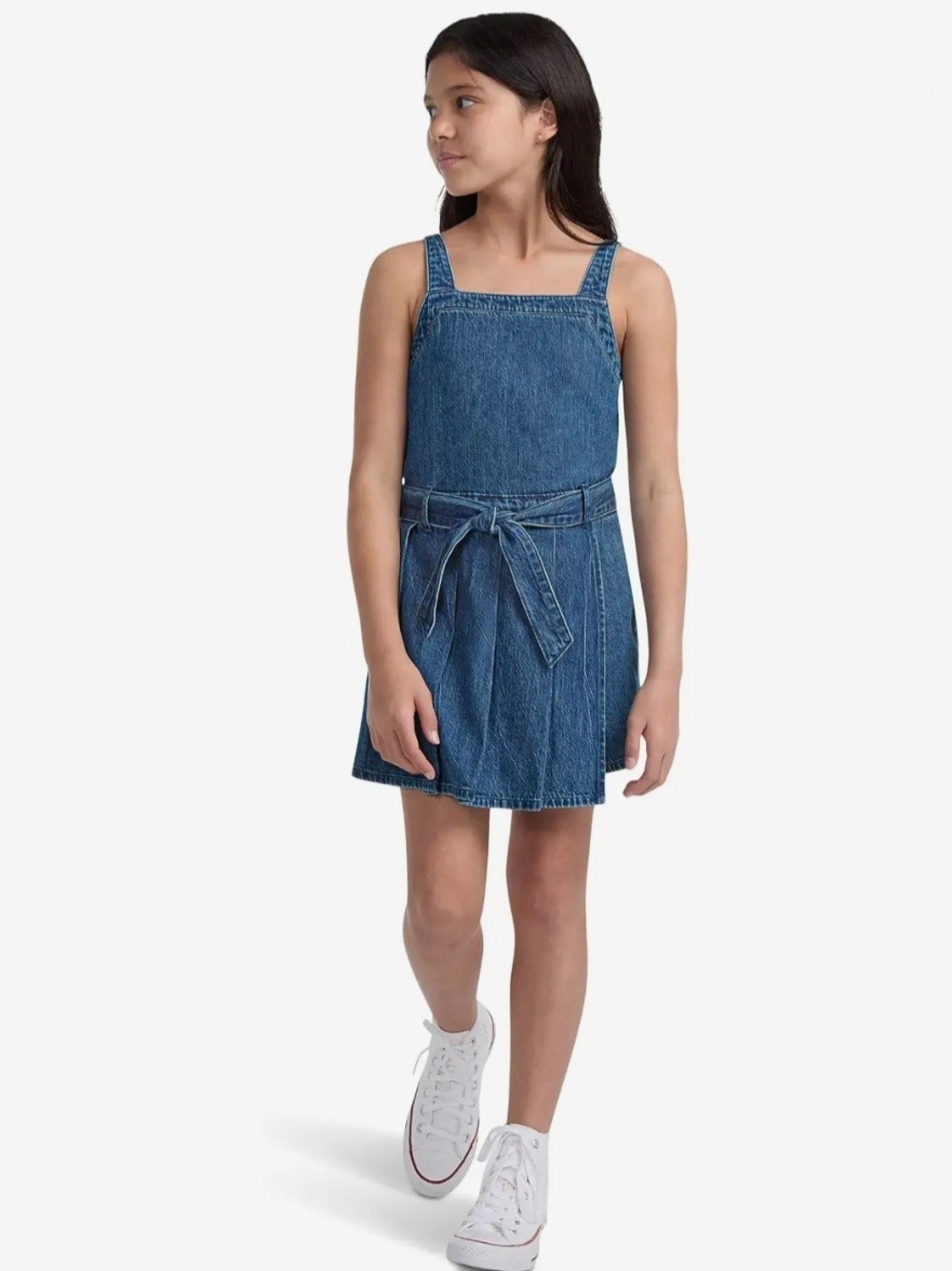 abercrombie kids Blue Denim Tie-waist Skort Jumper - Size 17/18